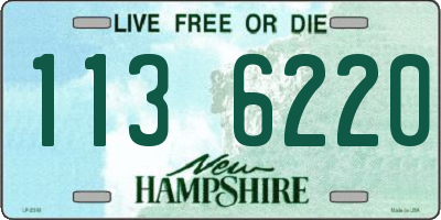 NH license plate 1136220