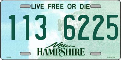 NH license plate 1136225
