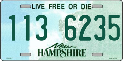 NH license plate 1136235