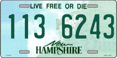 NH license plate 1136243