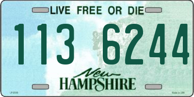 NH license plate 1136244