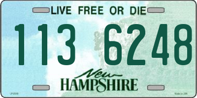 NH license plate 1136248