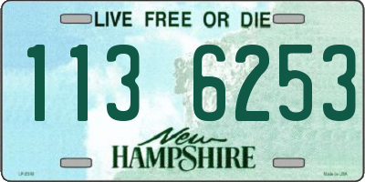 NH license plate 1136253