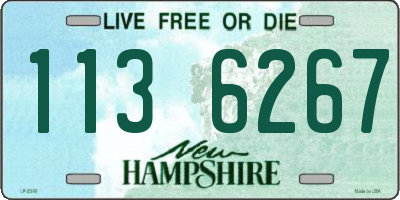 NH license plate 1136267