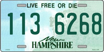 NH license plate 1136268