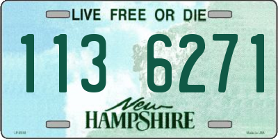 NH license plate 1136271