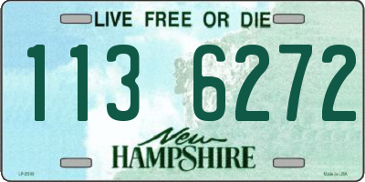 NH license plate 1136272