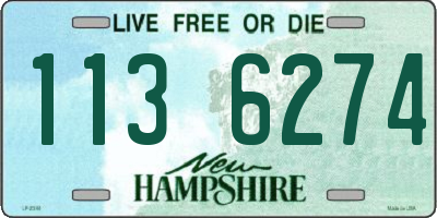 NH license plate 1136274
