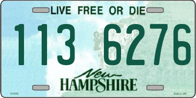 NH license plate 1136276