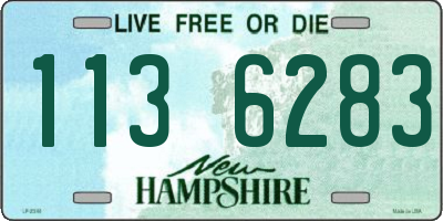 NH license plate 1136283