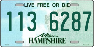 NH license plate 1136287
