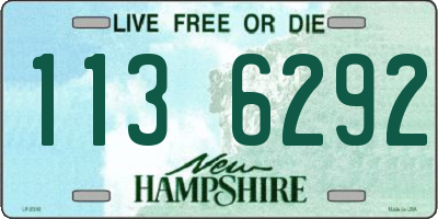 NH license plate 1136292