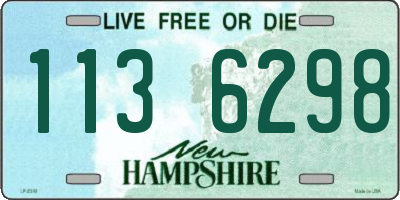 NH license plate 1136298