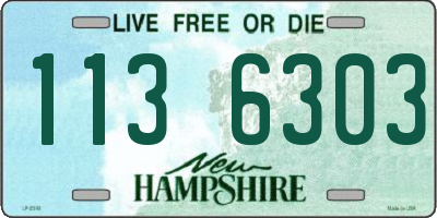 NH license plate 1136303