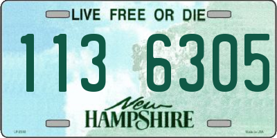 NH license plate 1136305
