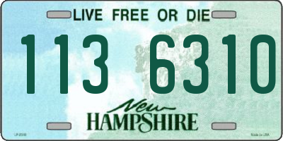 NH license plate 1136310