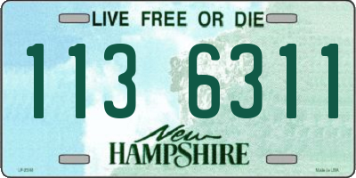 NH license plate 1136311