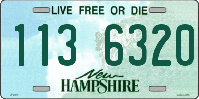 NH license plate 1136320