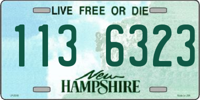NH license plate 1136323