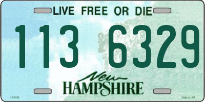 NH license plate 1136329