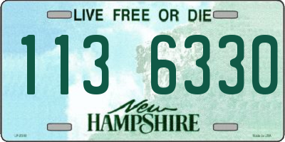 NH license plate 1136330