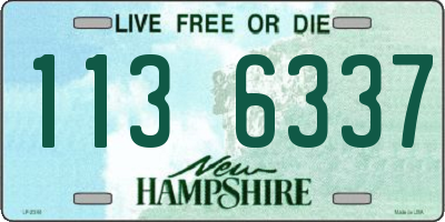 NH license plate 1136337