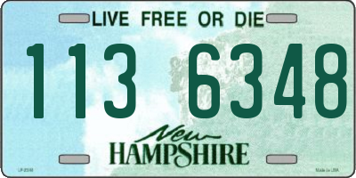 NH license plate 1136348