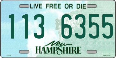 NH license plate 1136355