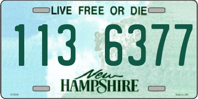 NH license plate 1136377