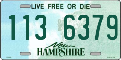NH license plate 1136379