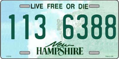 NH license plate 1136388