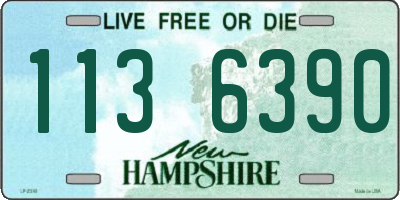NH license plate 1136390