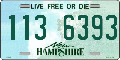 NH license plate 1136393