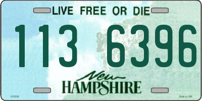 NH license plate 1136396
