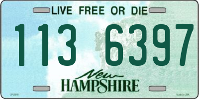 NH license plate 1136397