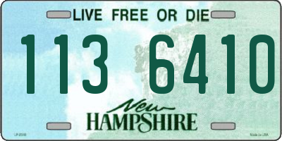 NH license plate 1136410