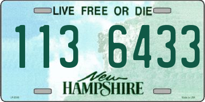NH license plate 1136433