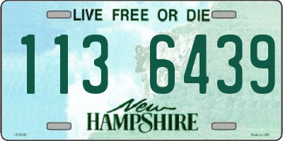 NH license plate 1136439