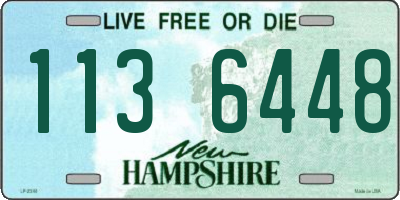 NH license plate 1136448