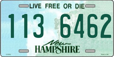 NH license plate 1136462
