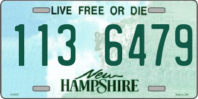 NH license plate 1136479