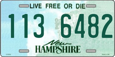 NH license plate 1136482