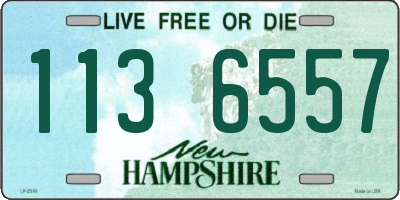 NH license plate 1136557