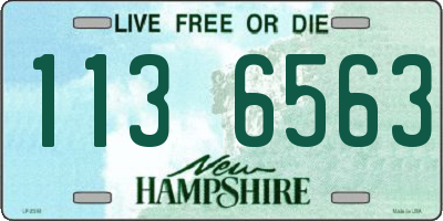 NH license plate 1136563