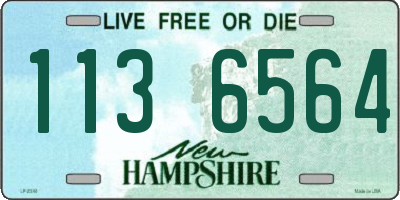 NH license plate 1136564
