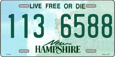 NH license plate 1136588