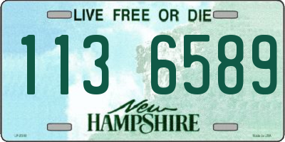 NH license plate 1136589