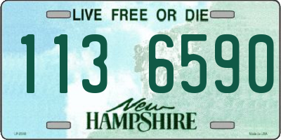 NH license plate 1136590