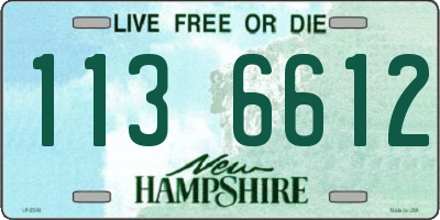 NH license plate 1136612