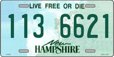 NH license plate 1136621